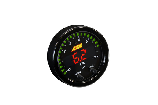 AEM X-Series Oil Pressure Gauge