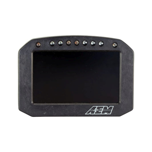 AEM CD-5F Carbon Flat Panel Digital Dash Display – 5" Flush-Mount Display
