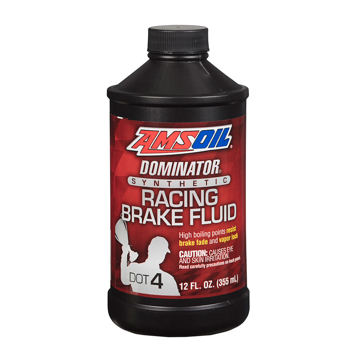 AMSOIL DOMINATOR® DOT 4 100% Synthetic Racing Brake Fluid - 12 oz Bottle
