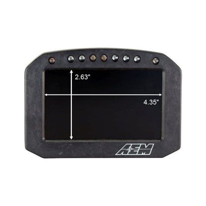 AEM CD-5F Carbon Flat Panel Digital Dash Display – 5" Flush-Mount Display