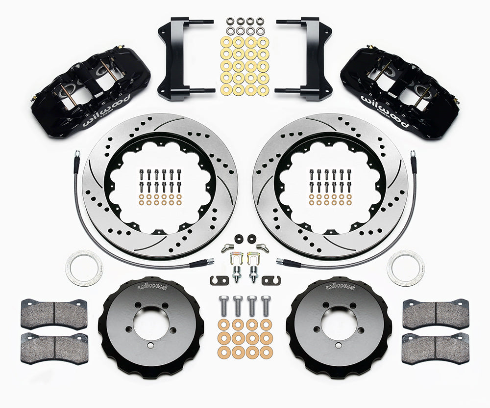 Wilwood AERO6 Front Big Brake Kit for Subaru WRX (2002–2021) & STI (2004–2021) – 14” Rotors – 6 Piston Calipers
