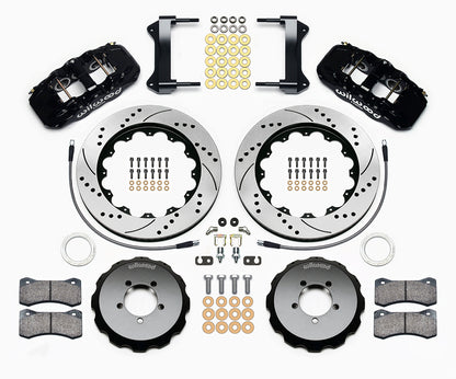 Wilwood AERO6 Front Big Brake Kit for Subaru WRX (2002–2021) & STI (2004–2021) – 14” Rotors – 6 Piston Calipers