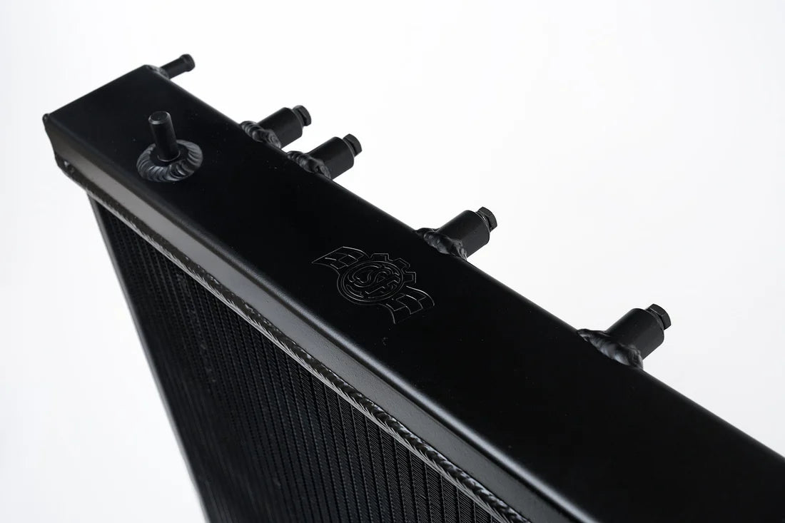 CSF Race #3076B All-Aluminum Radiator – 2002–2007 WRX / 2004–2007 STI – Black