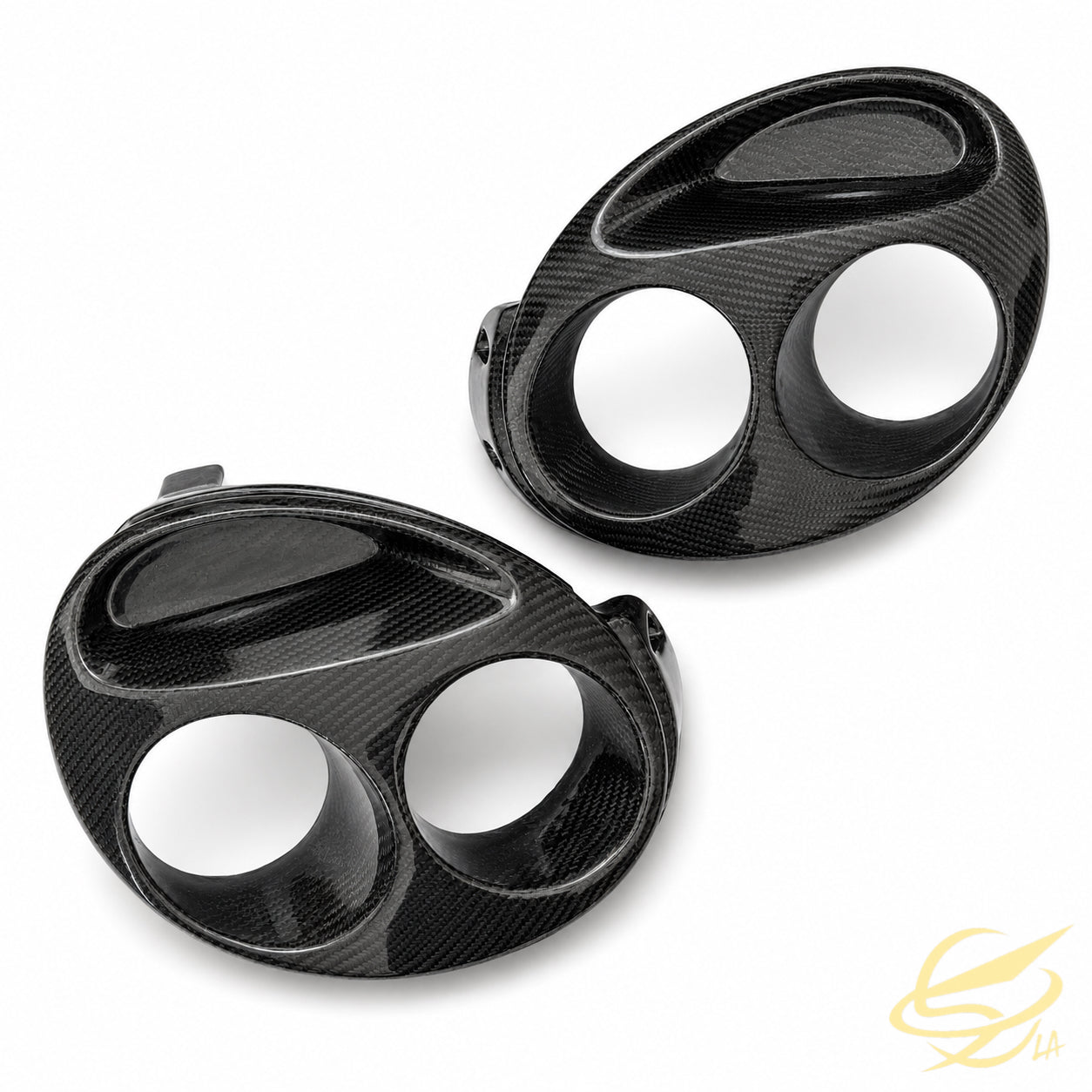 555 World LA S7/S8 Full Carbon Headlamp Surrounds – 02–03 WRX / 00–02 JDM WRX/STI V7