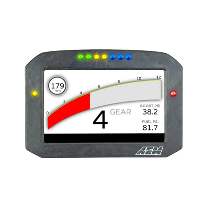 AEM CD-7F Carbon Flat Panel Digital Dash Display – 7" Flush-Mount Display