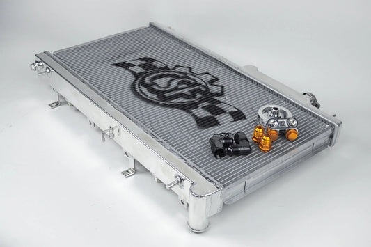 CSF Race #7042O All-Aluminum Radiator w/ Built-In Oil Cooler – GE/GH/GR/GV/VA WRX/STI – 2008–2021