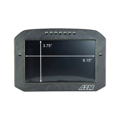 AEM CD-7F Carbon Flat Panel Digital Dash Display – 7" Flush-Mount Display