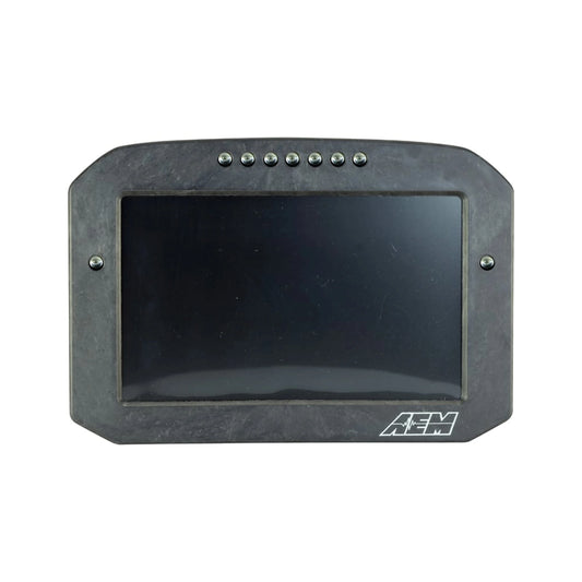 AEM CD-7F Carbon Flat Panel Digital Dash Display – 7" Flush-Mount Display
