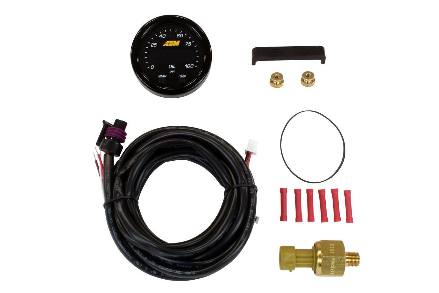 AEM X-Series Oil Pressure Gauge