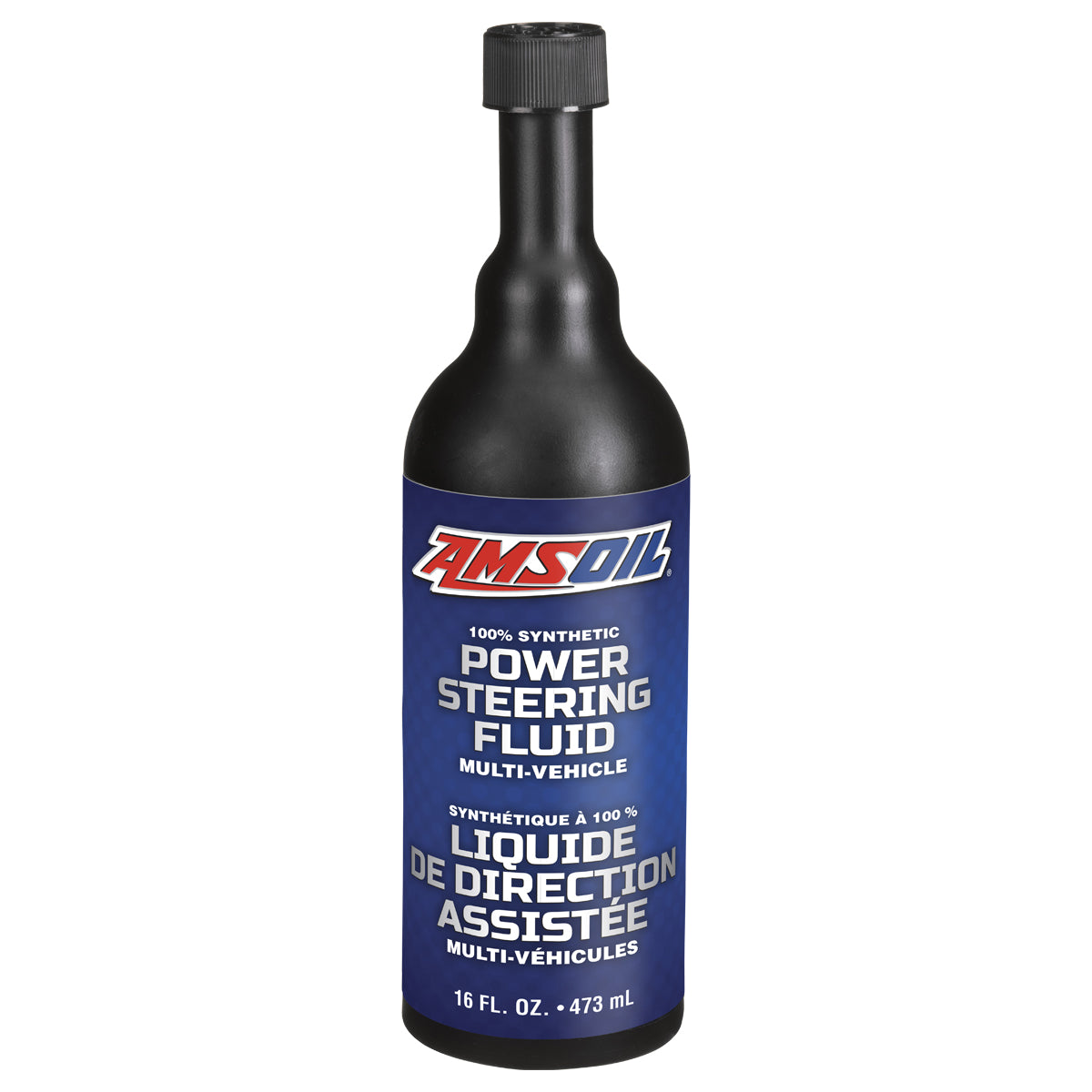 AMSOIL 100% Synthetic Multi-Vehicle Power Steering Fluid - 16 oz Bottle