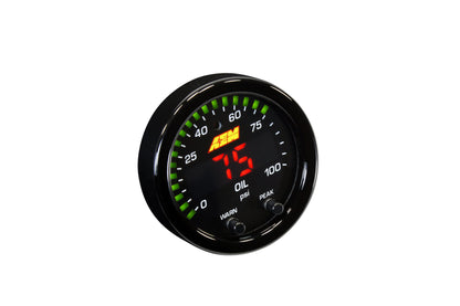 AEM X-Series Oil Pressure Gauge