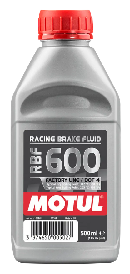 Motul RBF Factory Line Brake Fluid DOT 4 Racing Fluid - RBF 600 / RBF 660 500ml