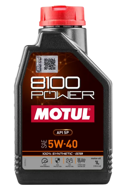 Motul 8100 Power 5W-40 Engine Oil – 1L / 5L